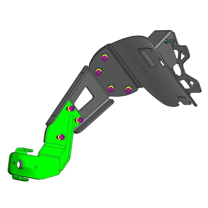 Support de plaque ras de roue Kawasaki Ninja 650